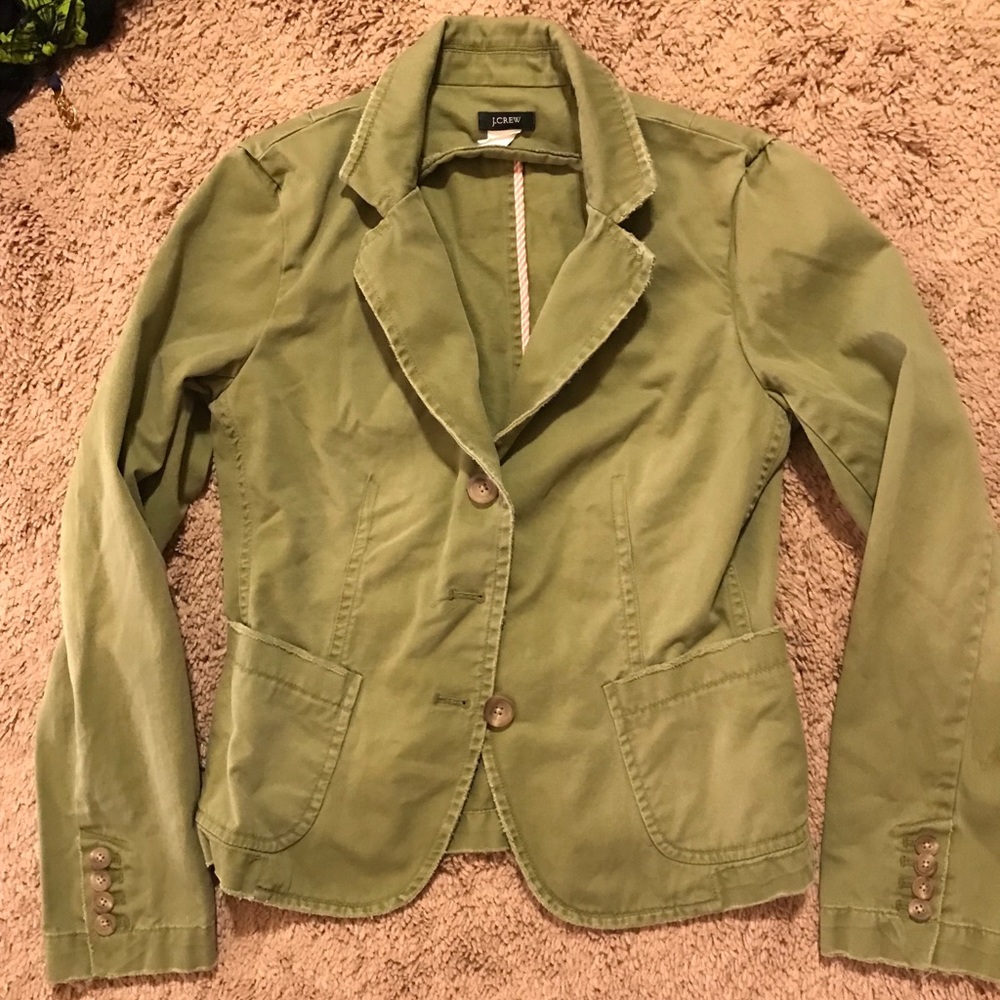 Olive green JCrew jacket